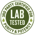 Third-party lab tested for purity and potency